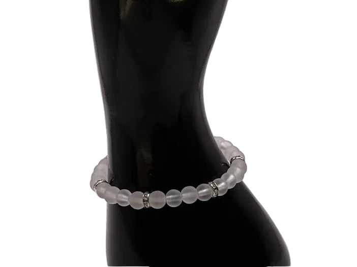 Perlenarmband Transparent