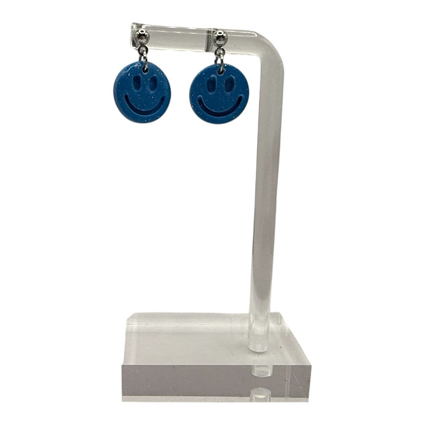 Hängeohrringe mit einem Lächeln versch. Farben