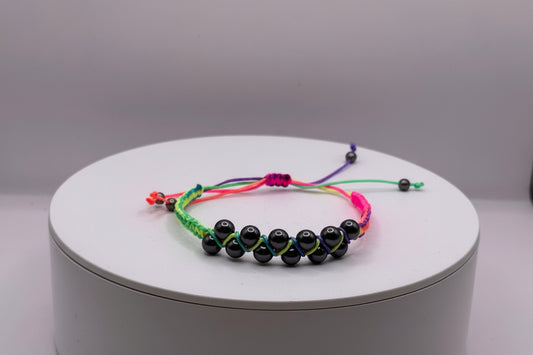 Armband Neon-Schwarz