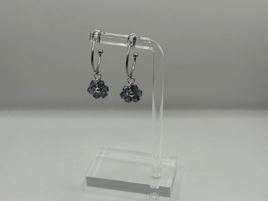 Ohrringe Blaue Kristalle