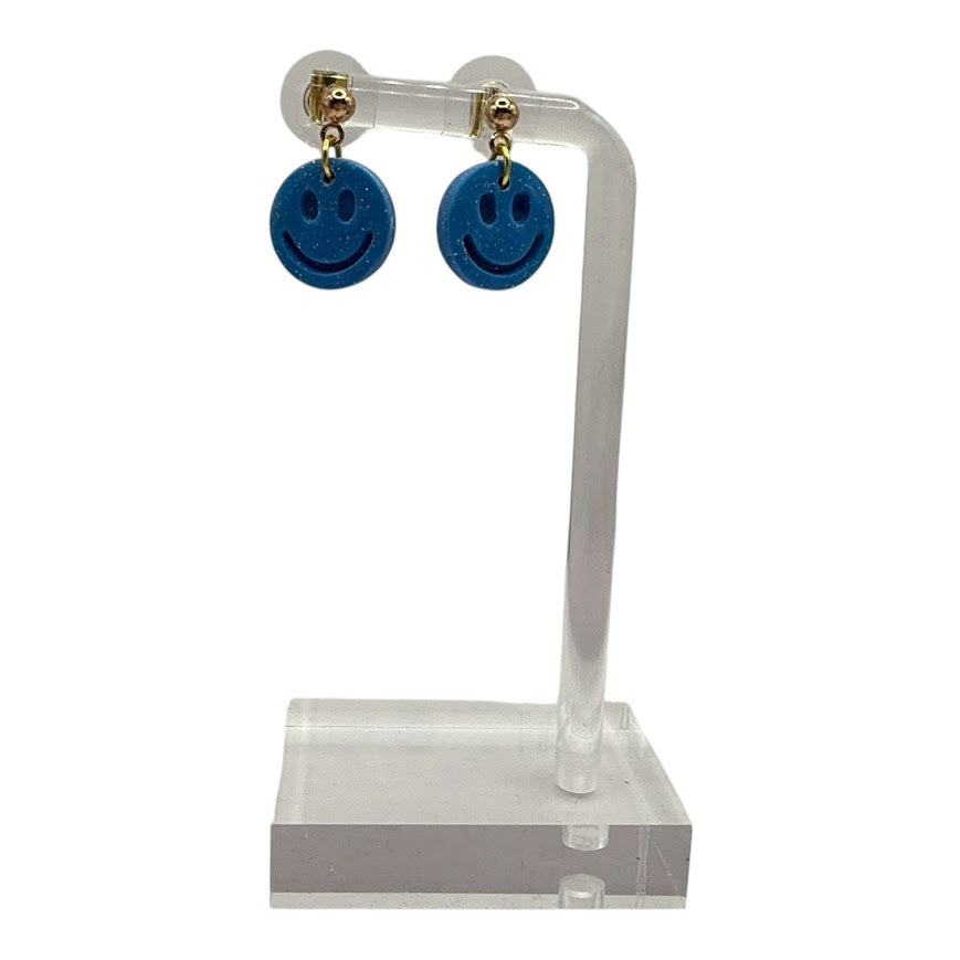 Hängeohrringe mit einem Lächeln versch. Farben