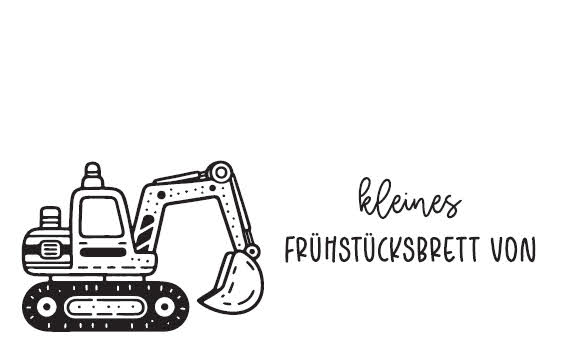 Personalisiertes Frühstücksbrettchen für Kinder aus Buche | mit Namen