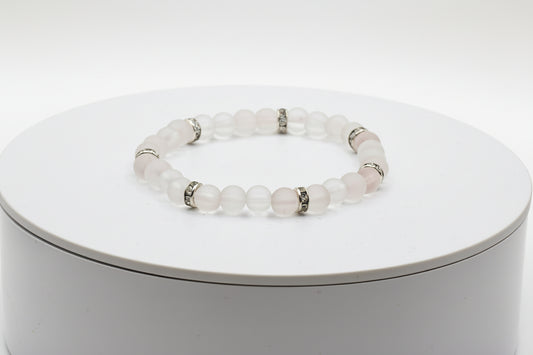 Perlenarmband Transparent